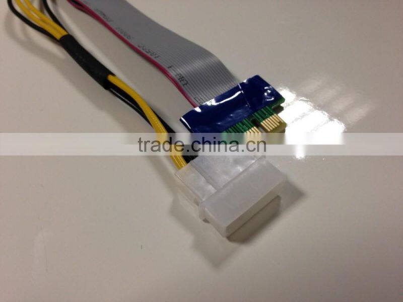 BRAND NEW PCI-Express 1x to 16x Riser Card Flex Ribbon Extension Cable