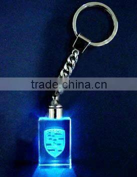 Fashionable bright luster crystal keychain