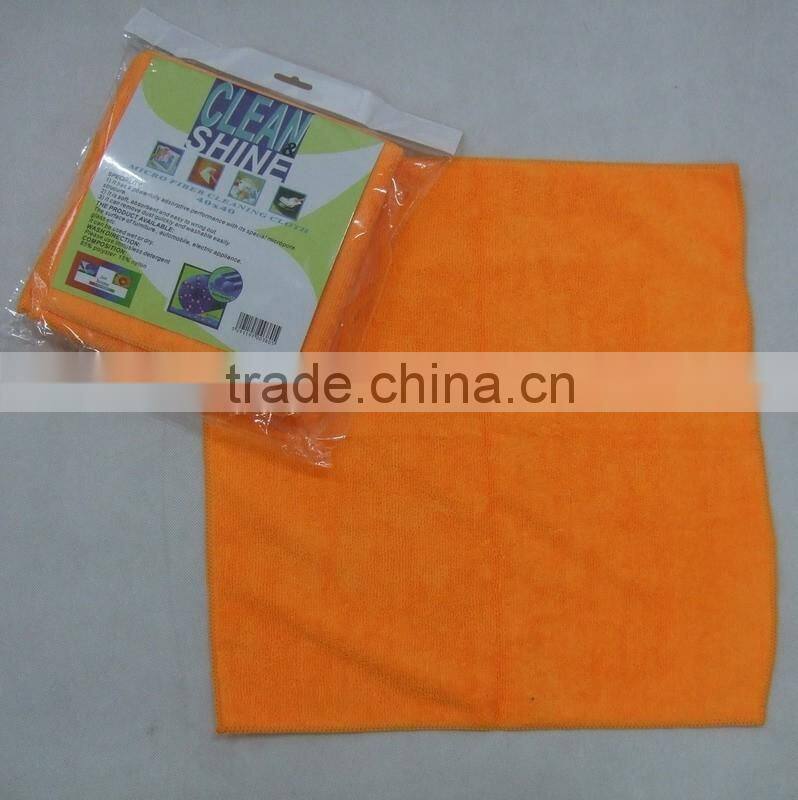 40x40cm bright color tea towel warp knitted microfiber towel 80% polyester 20% polyamide microfiber towel