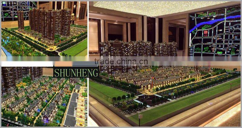 Sea Island planning miniature scale building model