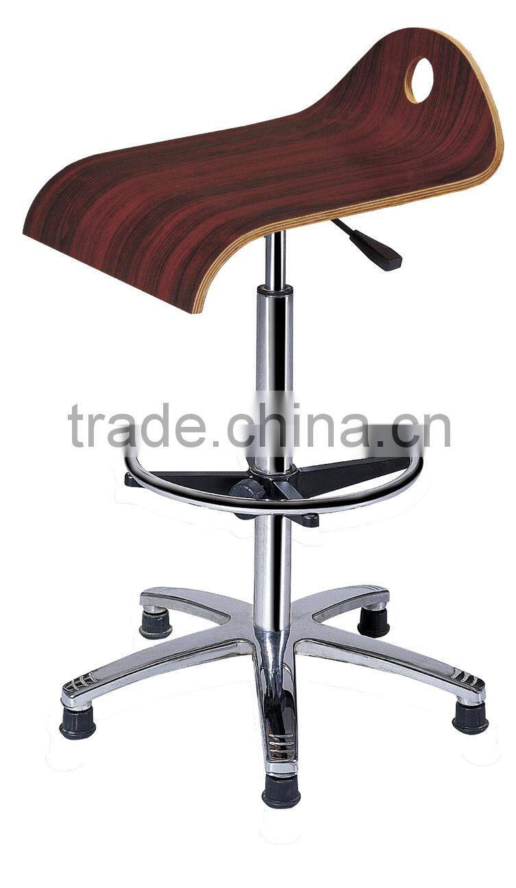 Modern wooden bar stool high chair
