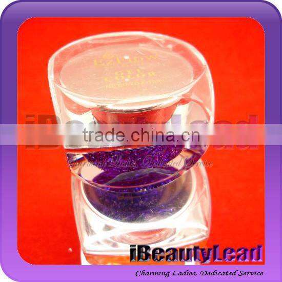 2014 hot sale 20ml glitter UV nail gel