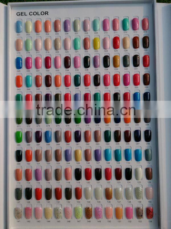 10ml soak-off uv gel polish with 180 different colors