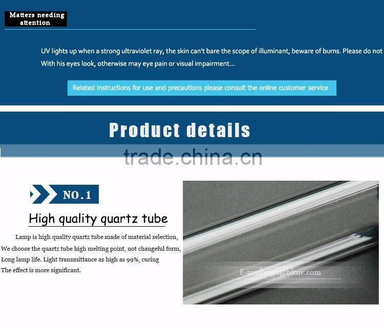 8kw 1150mm 380v UV lamp dry mercury vapor lamp High pressure mercury lamp Uv curing lamp