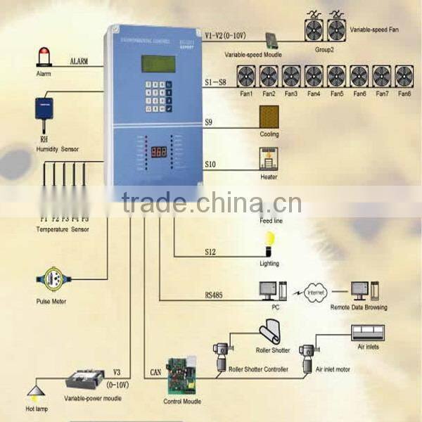 High quality automatic poultry farm usage chicken duck feeding system