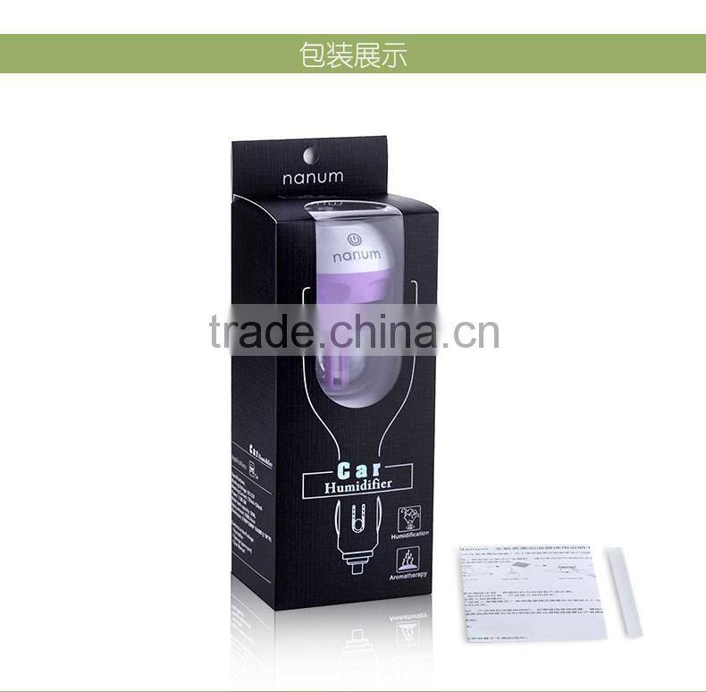 Nanum Car Mini Humidifier Aqueous Aroma Diffuser Air Freshener Atomizer Clearner