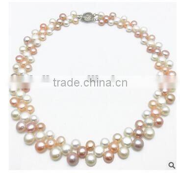 Hot sale wholesale custume pearl set, baroque pearl jewelry pearl set