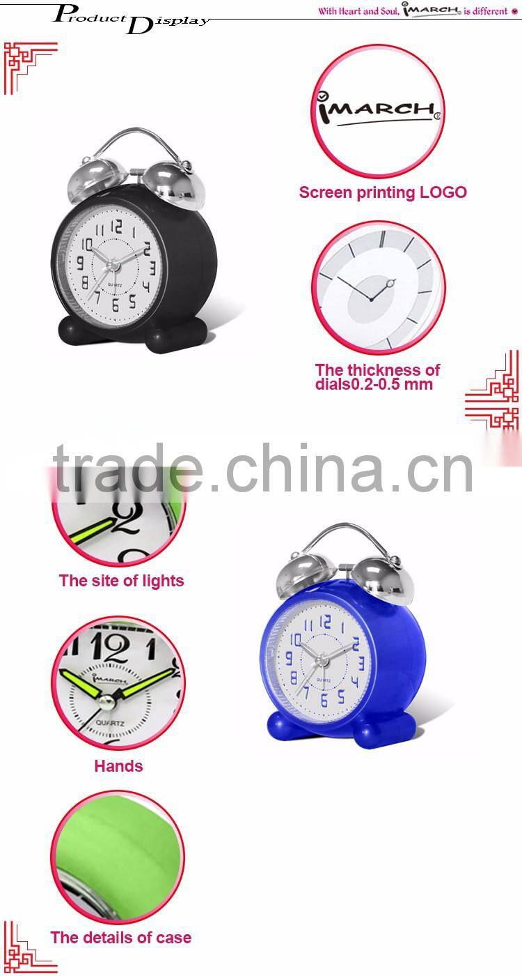 new arrival fashion twin bell alarm clock TB09001