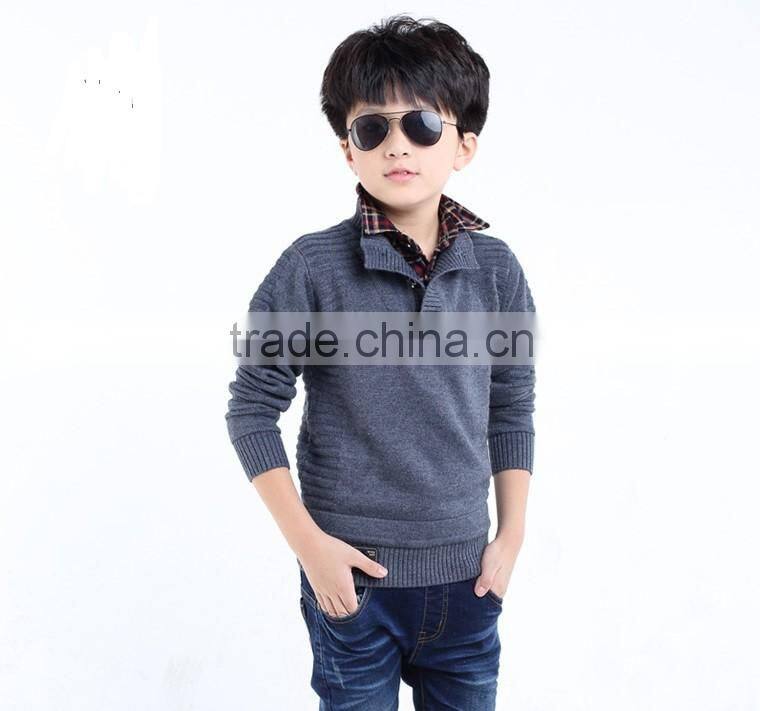 15CSK041 fine winter kids cashmere sweater