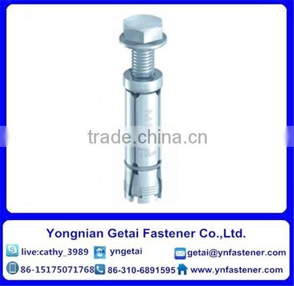 FIX BOLT ANCHOR, Four Pieces Anchor, Color-zinc plated Wedge Anchor with good quality