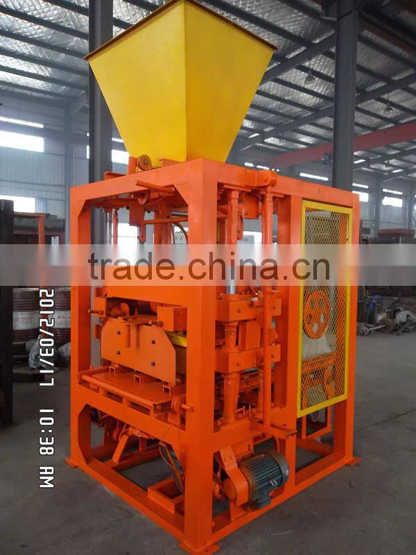 2015 new products China Guangzhou semi automatic block machine 4-25