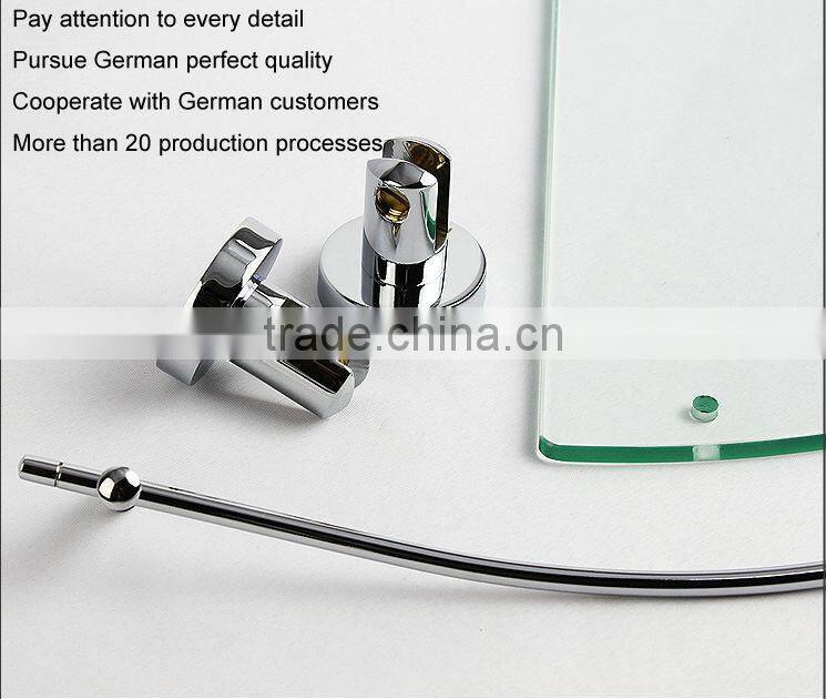 glass conner shelf,bathroom shampoo rack