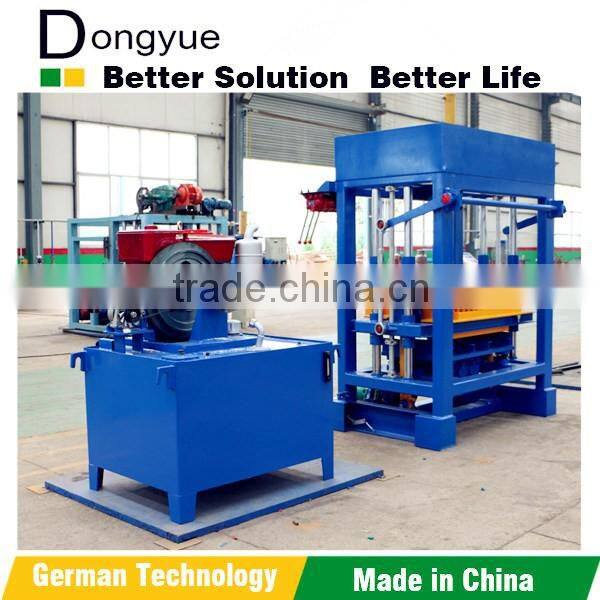 New QT4-30 small investment diesel power concrete block forming machine price
