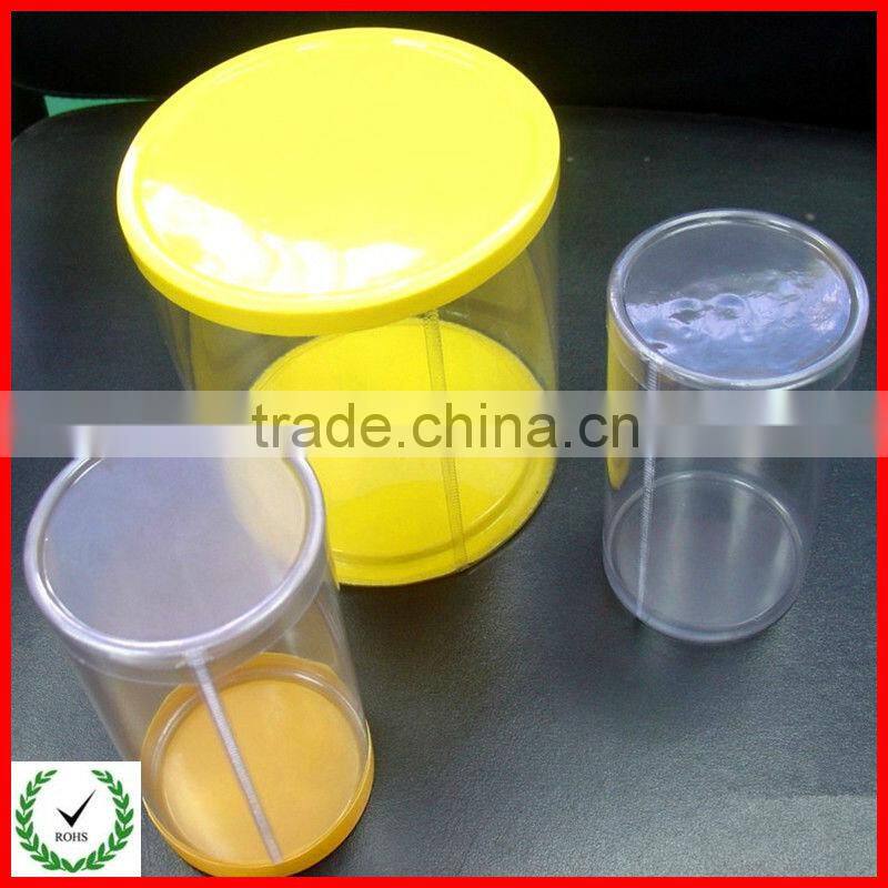 Plastic cylinder | tube | round box with lid