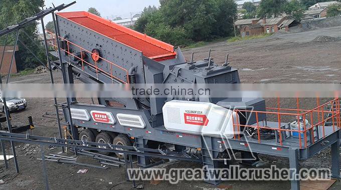 Great Wall Portable Impact Crushing Plant(ISO9001:2008)