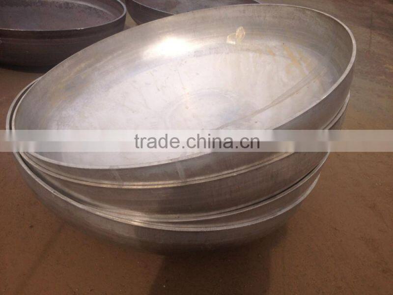 Stainless steel bottle cap weld steel pipe end