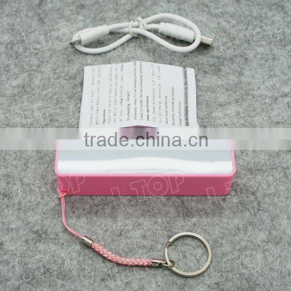 Promotion Gift Perfume Power Bank 2600mAh for All Kinds Of Mobilephone
