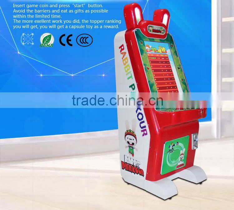 Funshare 2015 Cute Rabbit Amusement Park Equipment Kids Game Machine Electronic Game Machine