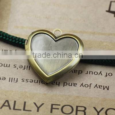 22MM vintage love heart brass bronze heart locket,locket pendant,pendant setting tray 1131028