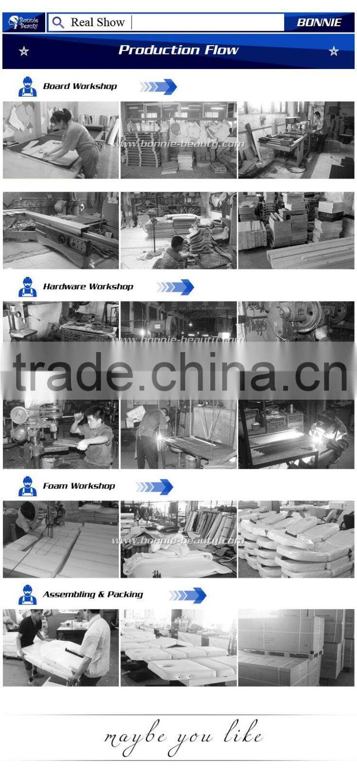 The simple beauty portable modern PU Leather massage beds with carry bag on sale