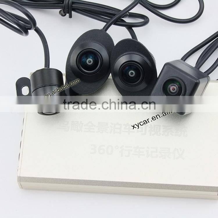 High definition 360 bird view car camera system with video recording and CCD quality XY-360