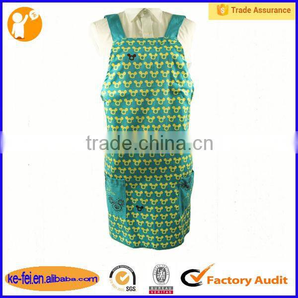 APRON OVERSLEEVE , FULL PRINT SMOCK APRON , APRON SET