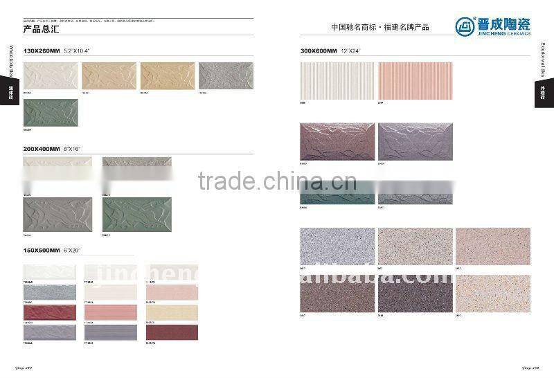 TB2065 full body embossed outdoor wall tile