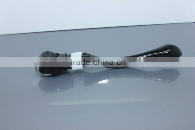 CE approval 360 degree rotation derma roller with 600 needles for skin care derma beauty roller