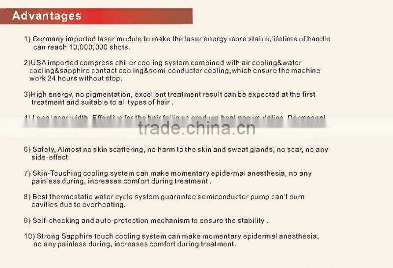 Laser Hair Epilation Diode Laser