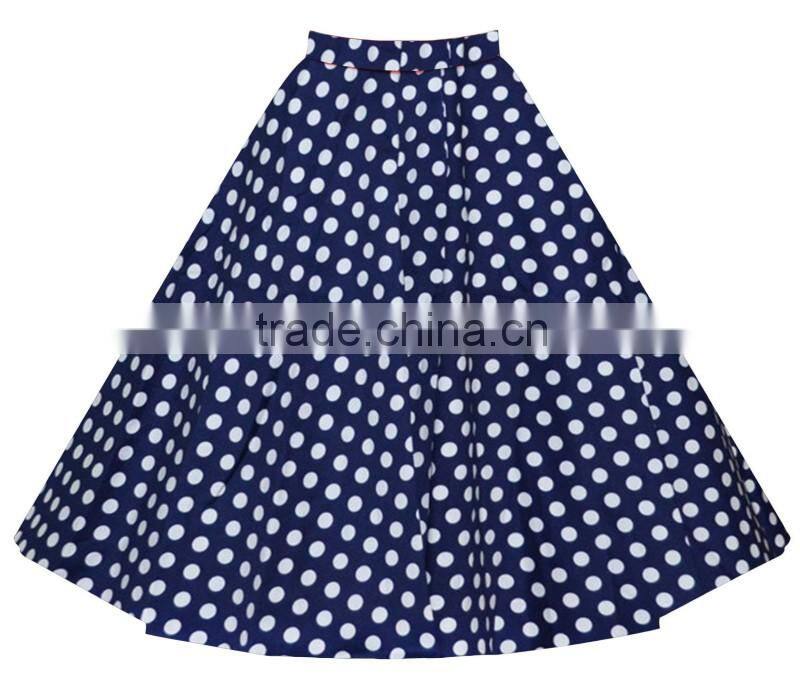 Bonvatt Women Lady Skirt Pleated Retro High Waist Skirt