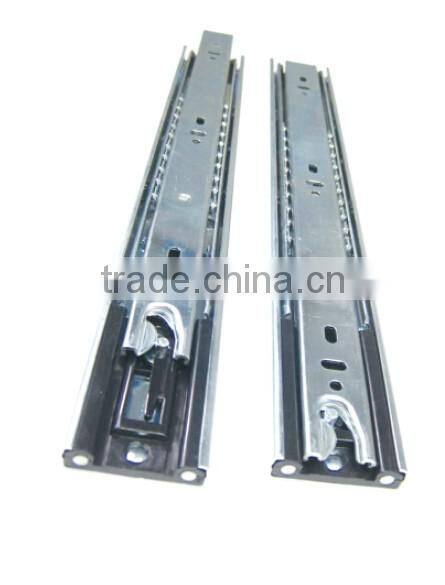 automatic return soft close ball bearing steel drawer slide rail