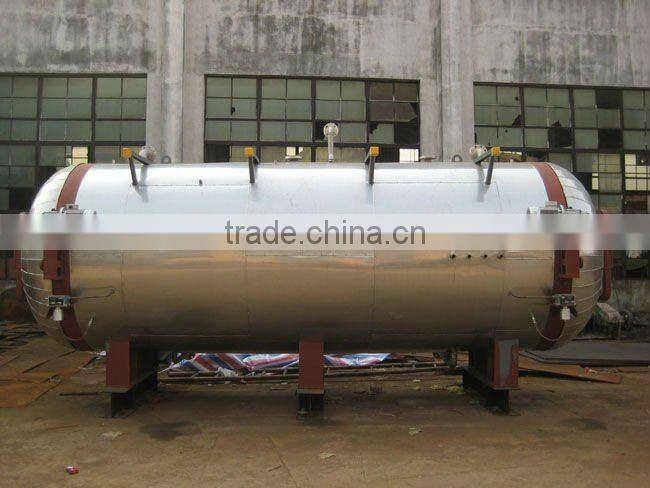 unique design steam autoclave with the door operated by manual telpher crane