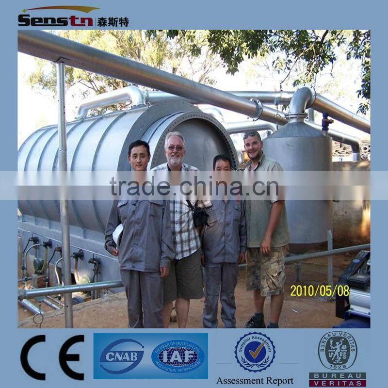 dinter used engine oil to diesel refining machine with best after sale service