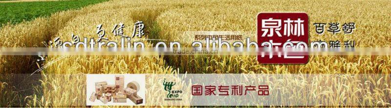 Unbleached with natural color facial paper