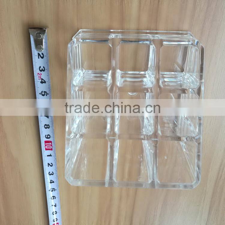 Wholesale Nine-Square Division Acrylic Cosmetic Jewelry Storage Organizer