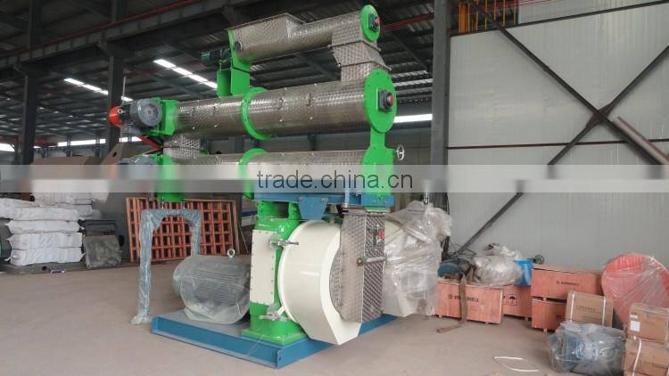 Diesel engine rice husk pellet making machine