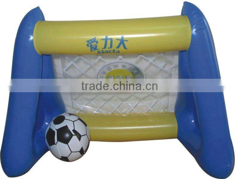 inflatable football and goal