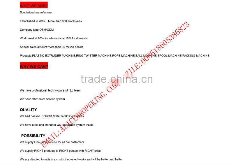 FULLY AUTO STRAPPING MACHINE M:0086 15163879588 ,Email:alice@ropeknet.com