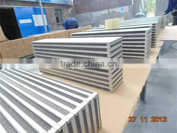 Universal bar and plate aluminum intercooler radiator