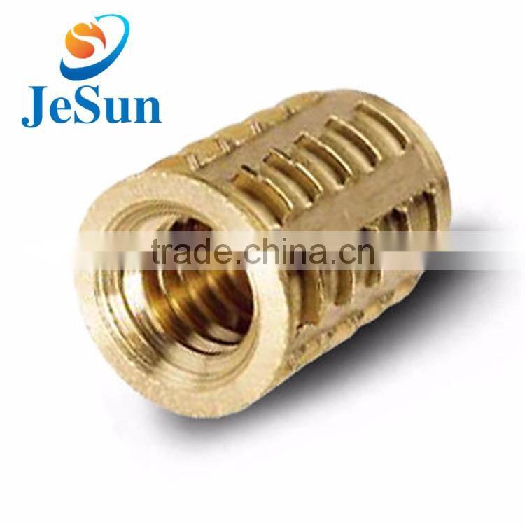 China factory wholesale brass insert nut/brass parts
