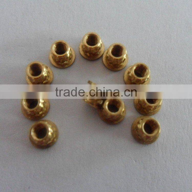 Factory manufacture high precision brass knurled blank/computer nut
