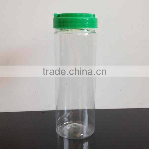 Clear PET Plastic Spice Bottles
