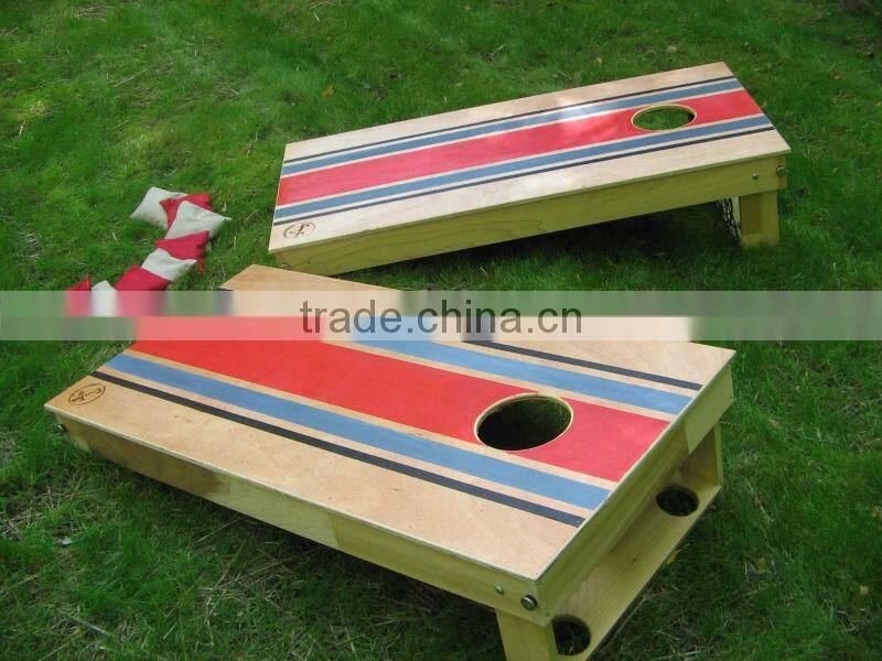 wooden bean bag game