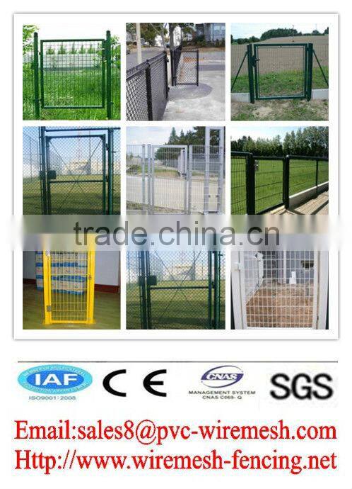 Electric galvanized CE&ISO certificated swing fence gate(pro manufacturer)