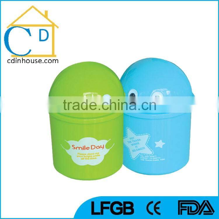 Trash Can High Quality Mini Plastic Garbage Bin with Lid
