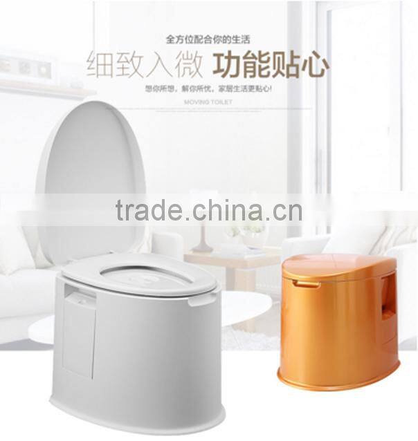 Multifunction Plastic Movable Mobile Toilet for Adult