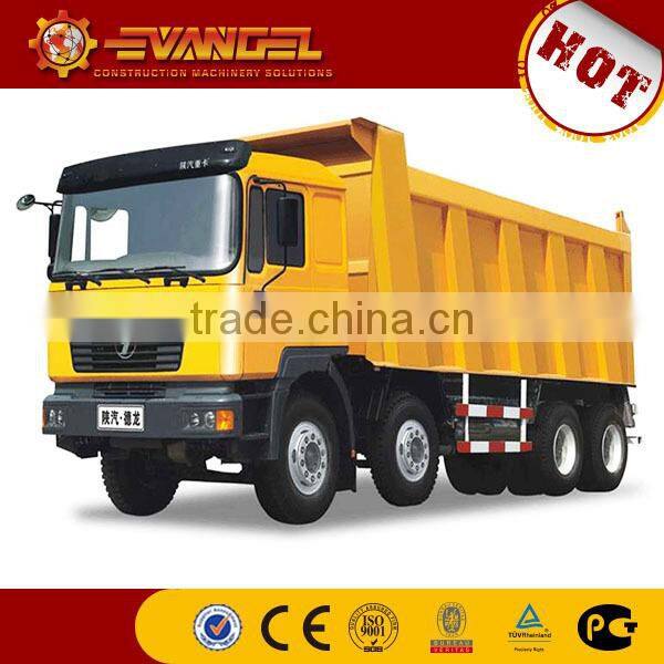second hand dump truck SHACMAN brand dump truck with crane for sale