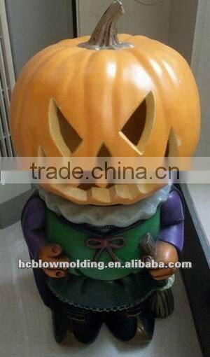 OEM Blow Molding Plastic Blow Mold Halloween Pumpkin Plastic Decoration