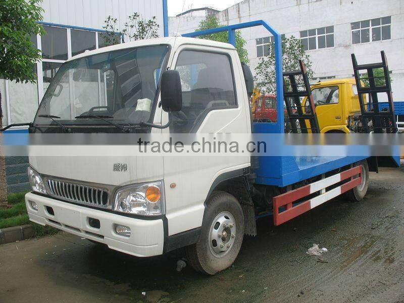 JAC Flat Bed Truck ,excavator transportation truck