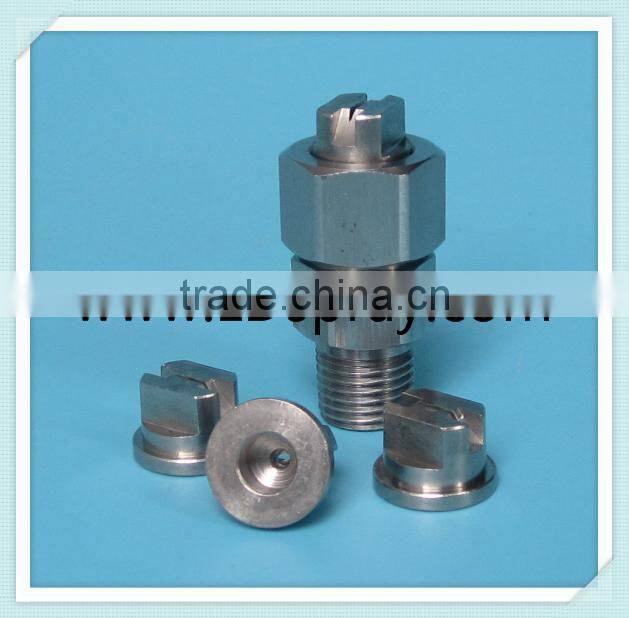 Stainless steel SS SJVE GLQ SJVC flat fan spray injector water nozzles